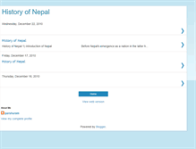 Tablet Screenshot of historyofnepal-parshuram.blogspot.com