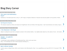 Tablet Screenshot of blogdiarycorner.blogspot.com