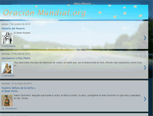 Tablet Screenshot of oracionmundial.blogspot.com