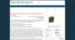 Desktop Screenshot of fixxbox360threeredlights.blogspot.com