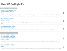 Tablet Screenshot of fixxbox360threeredlights.blogspot.com