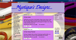 Desktop Screenshot of mystiquesdesigns.blogspot.com