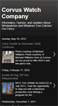 Mobile Screenshot of corvuswatch.blogspot.com