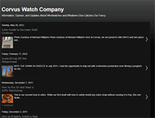 Tablet Screenshot of corvuswatch.blogspot.com