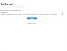 Tablet Screenshot of bencatmull.blogspot.com