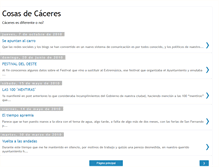 Tablet Screenshot of cosasdecaceres.blogspot.com