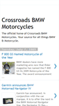 Mobile Screenshot of crossroadsbmwmotorcycles.blogspot.com