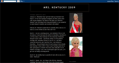 Desktop Screenshot of mrskentucky2009.blogspot.com