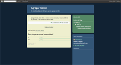 Desktop Screenshot of agregargente.blogspot.com