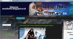 Desktop Screenshot of anasthohir.blogspot.com