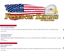 Tablet Screenshot of freedomreignsradio.blogspot.com