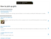 Tablet Screenshot of howtopickupgirlsforsex.blogspot.com