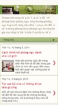 Mobile Screenshot of phongthuyphongngu.blogspot.com