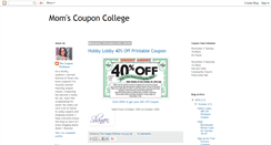 Desktop Screenshot of momscouponcollege.blogspot.com