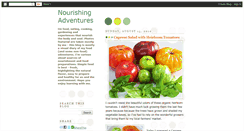 Desktop Screenshot of nourishingadventures.blogspot.com