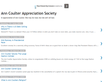 Tablet Screenshot of anncoulterappreciationsociety.blogspot.com