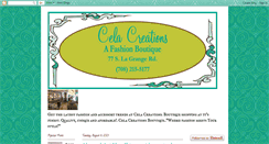 Desktop Screenshot of celacreations.blogspot.com