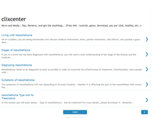 Tablet Screenshot of clixcenter.blogspot.com