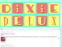 Tablet Screenshot of dixiedelux.blogspot.com