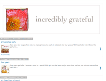 Tablet Screenshot of incrediblygrateful.blogspot.com