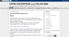 Desktop Screenshot of ckpro-lelong.blogspot.com