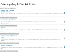 Tablet Screenshot of coterieart.blogspot.com