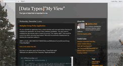 Desktop Screenshot of datatypes.blogspot.com