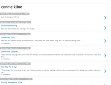 Tablet Screenshot of conniekline.blogspot.com