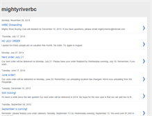 Tablet Screenshot of mightyriverbc.blogspot.com