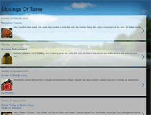 Tablet Screenshot of musingsoftaste.blogspot.com