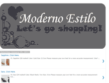 Tablet Screenshot of moderno-estilo.blogspot.com