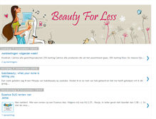 Tablet Screenshot of beautyyforless.blogspot.com