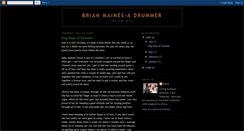 Desktop Screenshot of brianmaines.blogspot.com