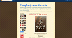Desktop Screenshot of encajerasconduende.blogspot.com