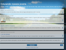 Tablet Screenshot of educandonossosjovens.blogspot.com