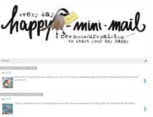 Tablet Screenshot of happy-mini-mail.blogspot.com