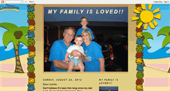 Desktop Screenshot of myfamilyisloved.blogspot.com