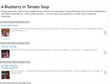 Tablet Screenshot of blueberryintomatosoup.blogspot.com