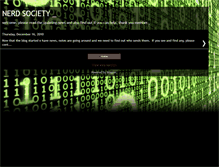Tablet Screenshot of nerdsociety.blogspot.com