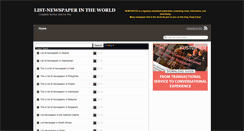 Desktop Screenshot of listnewspaper.blogspot.com