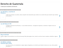 Tablet Screenshot of derechoguatemala.blogspot.com