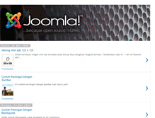 Tablet Screenshot of joomla-for-blogger.blogspot.com