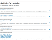 Tablet Screenshot of golf-drive-swing.blogspot.com