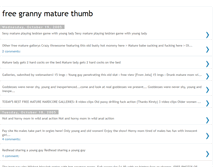 Tablet Screenshot of free-granny-mature-thumb.blogspot.com
