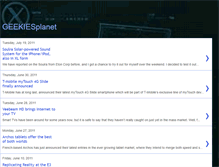 Tablet Screenshot of geekiesplanet.blogspot.com