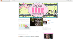 Desktop Screenshot of mylifeasannie.blogspot.com