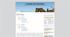 Desktop Screenshot of contact-iguessimfloating.blogspot.com
