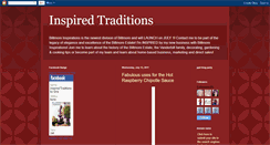 Desktop Screenshot of inspiredtraditions.blogspot.com