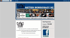 Desktop Screenshot of betterdemocracynz.blogspot.com