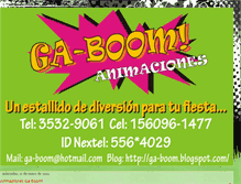 Tablet Screenshot of ga-boom.blogspot.com